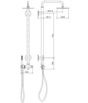 Душевая колонна Linki Insert INS050S