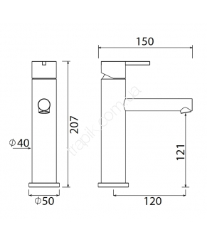 Смеситель Linki Stylo STY001S