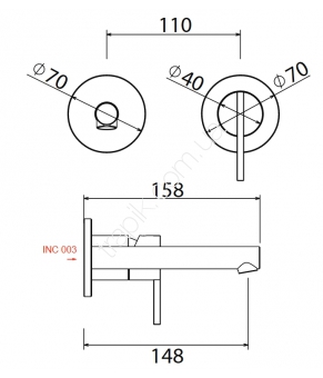 Смеситель Linki Stylo STY034S