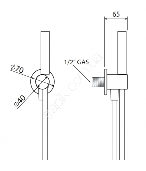 Душевой гарнитур Linki Stylo STY205S