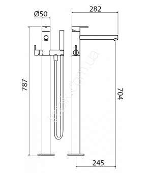 Смеситель Linki Stylo STY070S
