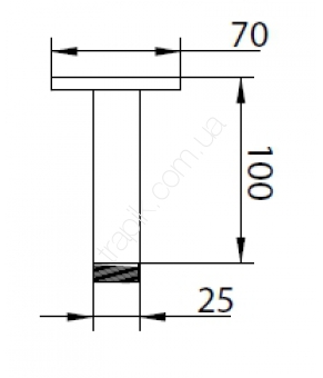 Держатель верхнего душа Linki P360 ACC031S