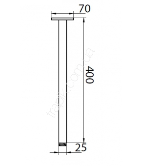 Держатель верхнего душа Linki P360 ACC034S
