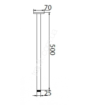 Держатель верхнего душа Linki P360 AC035S