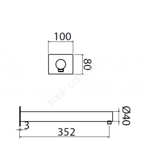 Держатель для душа Linki P360 INS055S
