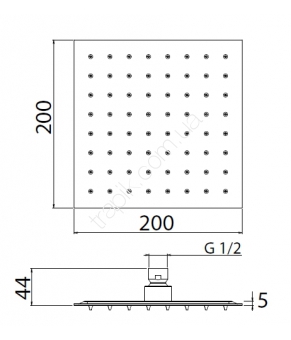 Верхний душ Linki P360 SOF037S