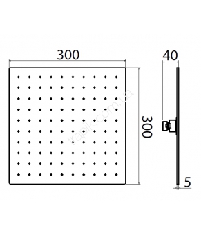 Верхний душ Linki P360 SOF011S