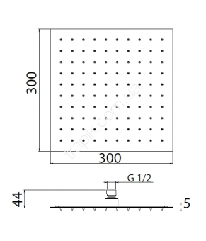Верхний душ Linki P360 SOF041S