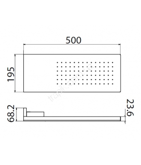 Верхний душ Linki P360 SOF015S