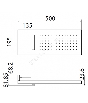 Верхний душ Linki P360 SOF014S
