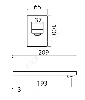 Излив Linki Spouts CAN105S