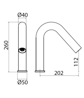 Излив для ванны Linki Spouts CAN036S