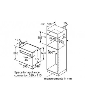 Духовой шкаф Bosch Serie 8 HBG 635BB1