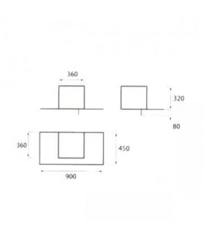 Вытяжка Elica CUBE LIGHT TS F/90