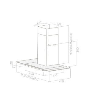Вытяжка Elica FLAT GLASS PLUS IX/A/60