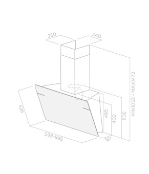 Вытяжка Elica LESSENZA WH/A/90