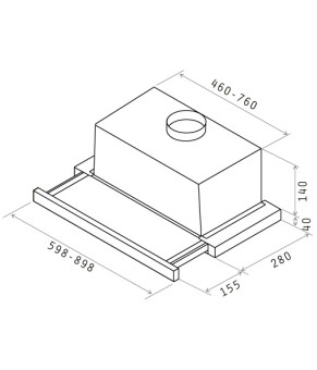 Вытяжка Elica ELITE 14 LUX GRIX/A/60
