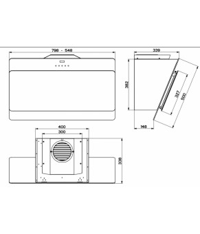 Вытяжка Faber COCKTAIL BK A55 EG8