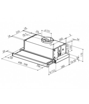 Вытяжка Faber FLEXA HIP BK A 60