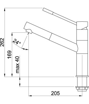 Змішувач Elleci Reno cromato