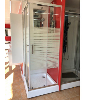 Душевая кабина Dusel A-513 silk screen 70х70х190