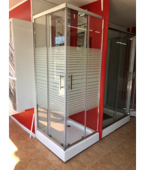 Душевая кабина Dusel A-513 silk screen 70х70х190