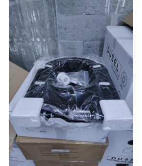 Унитаз подвесной с крышкой Newarc Modern Rimless Black Matt (3823B NEW)