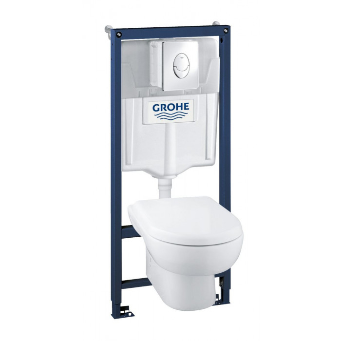 Інсталяція GROHE Rapid SL 38750001/38721001 підвісний унітаз GROHE Solido Perfect із сидінням Soft Close (39191000)