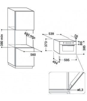 Микроволновая печь WHIRLPOOL AMW 730/NB