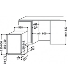 Посудомоечная машина WHIRLPOOL WRIC 3C26