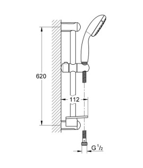 Душевой набор GROHE New Tempesta 27926001