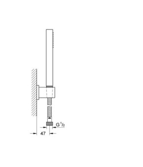 Душевой набор Grohe Euphoria Cube 27703000