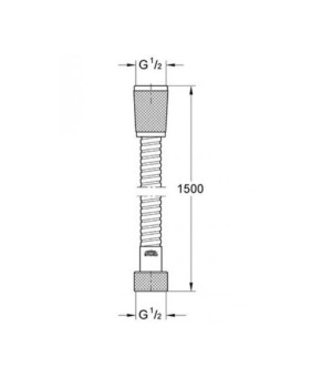 Душевой шланг GROHE 28105000