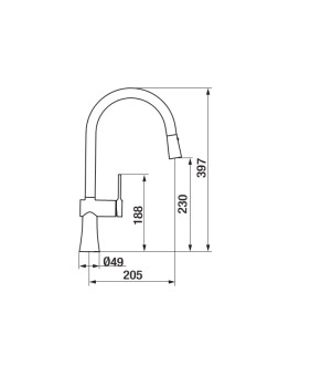 Смеситель GRB Kitchens Female 46827460