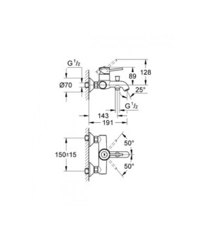 Смеситель Grohe BauLoop 32865000