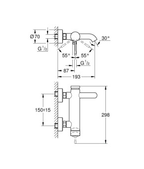 Смеситель Grohe Essence 33624001