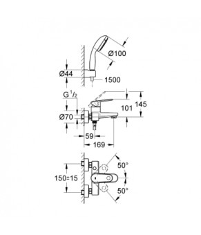 Смеситель Grohe EuroPlus 33547002