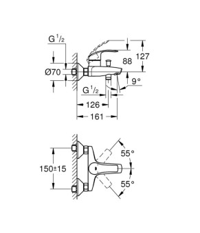 Смеситель Grohe Eurosmart 33300002