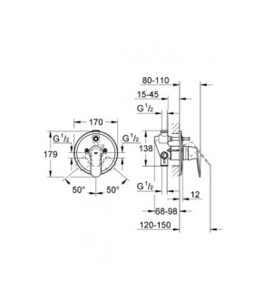 Смеситель Grohe Eurosmart Cosmopolitan 32879000