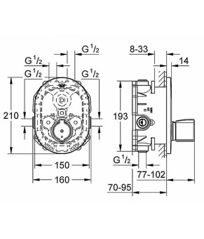 Смеситель Grohe Grohtherm 19418000
