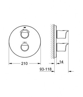 Смеситель Grohe Grohtherm New 19355001