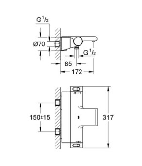 Смеситель Grohe Grohtherm 2000 34464001
