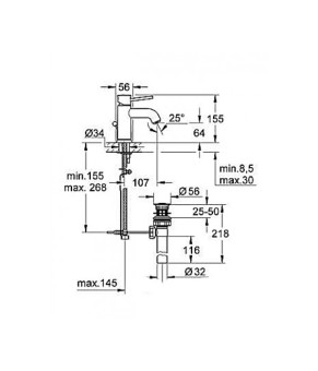 Смеситель Grohe BauClassic 23162000