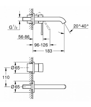 Смеситель Grohe Essence New 19408001