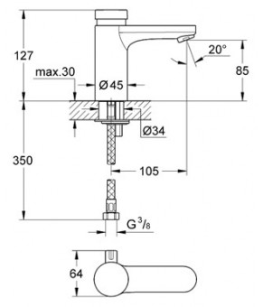 Смеситель Grohe Eurosmart 36317000