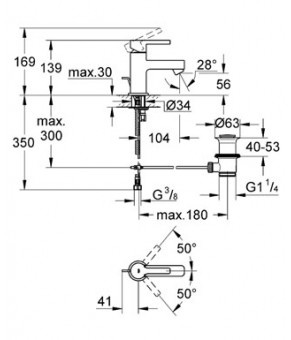 Смеситель Grohe Lineare 32109000