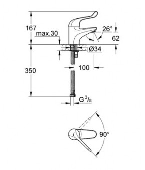 Смеситель Grohe Euroeco Special 32789000