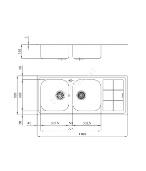 Мойка Foster Spa F300 116.2V.STD
