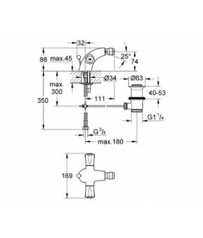 Смеситель GROHE Avina 24032000