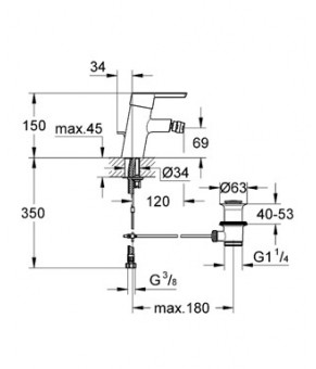 Смеситель Grohe Feel 32558000